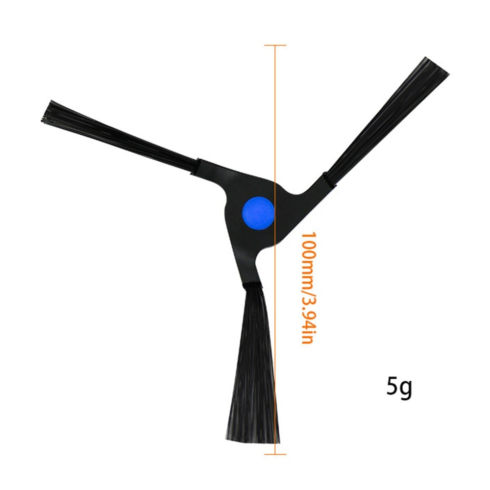 2-pack Cepillos laterales Ecovacs Deebot X2 Negro