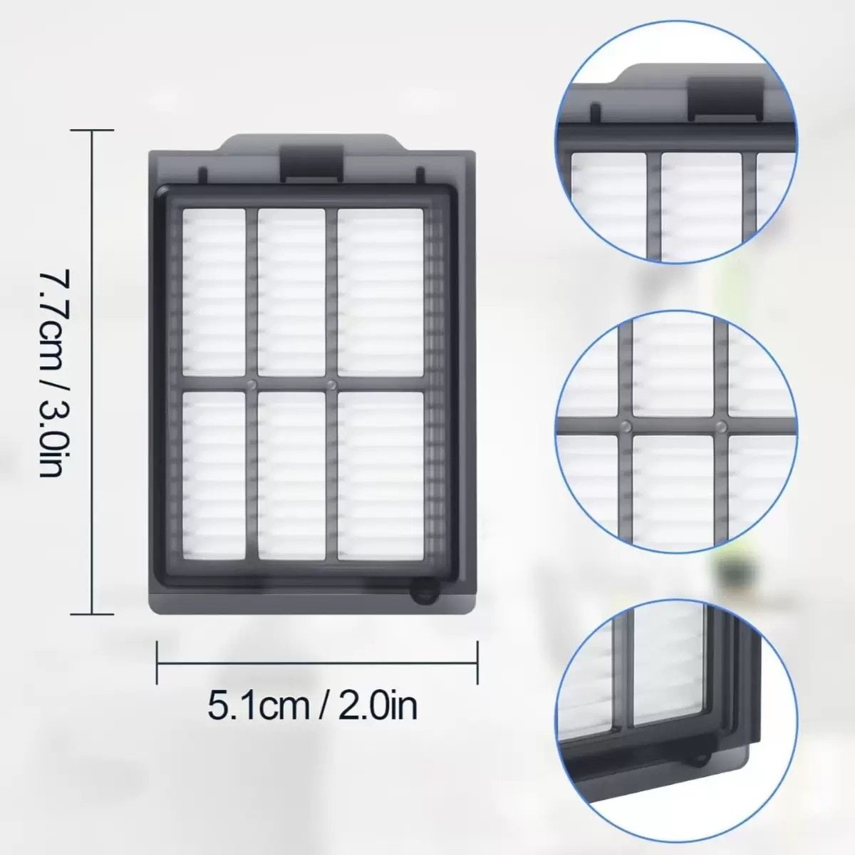 HEPA-filtro para iRobot Roomba Plus 405 Combo