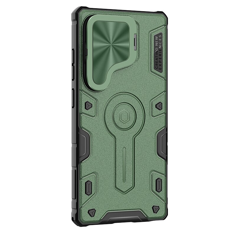 Funda CamShield Armor Prop Samsung Galaxy S25 Ultra, verde