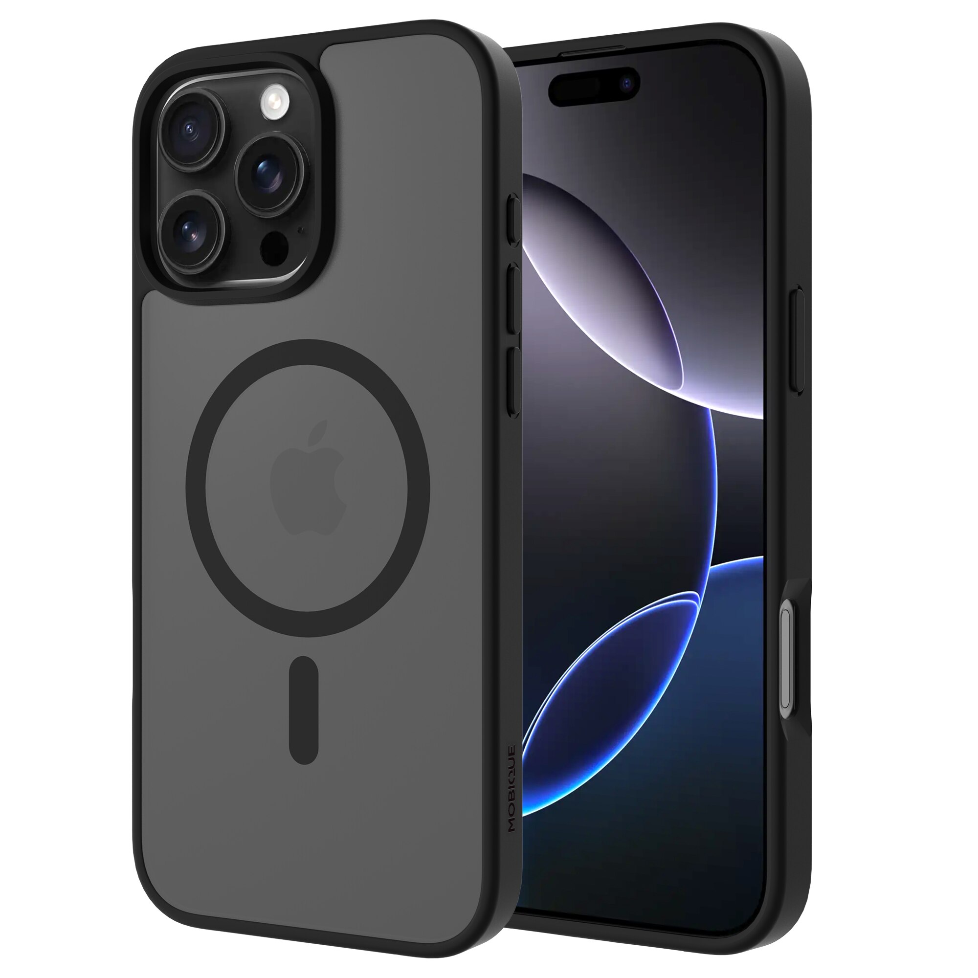 Funda Magnetic Hybrid iPhone 16 Pro Max Frosted Black