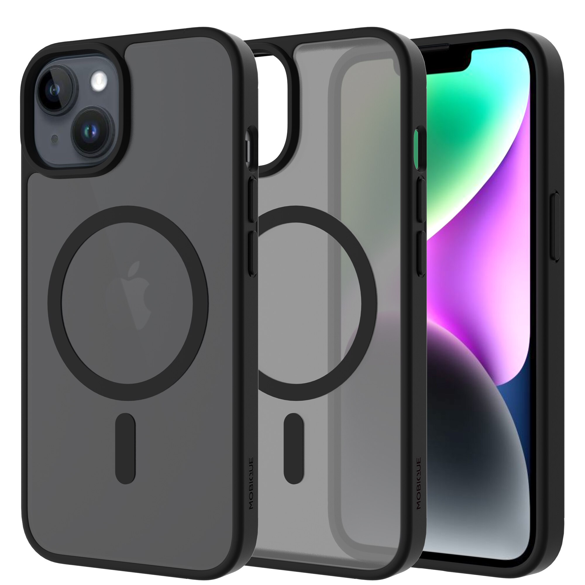 Funda Magnetic Hybrid iPhone 13 Frosted Black