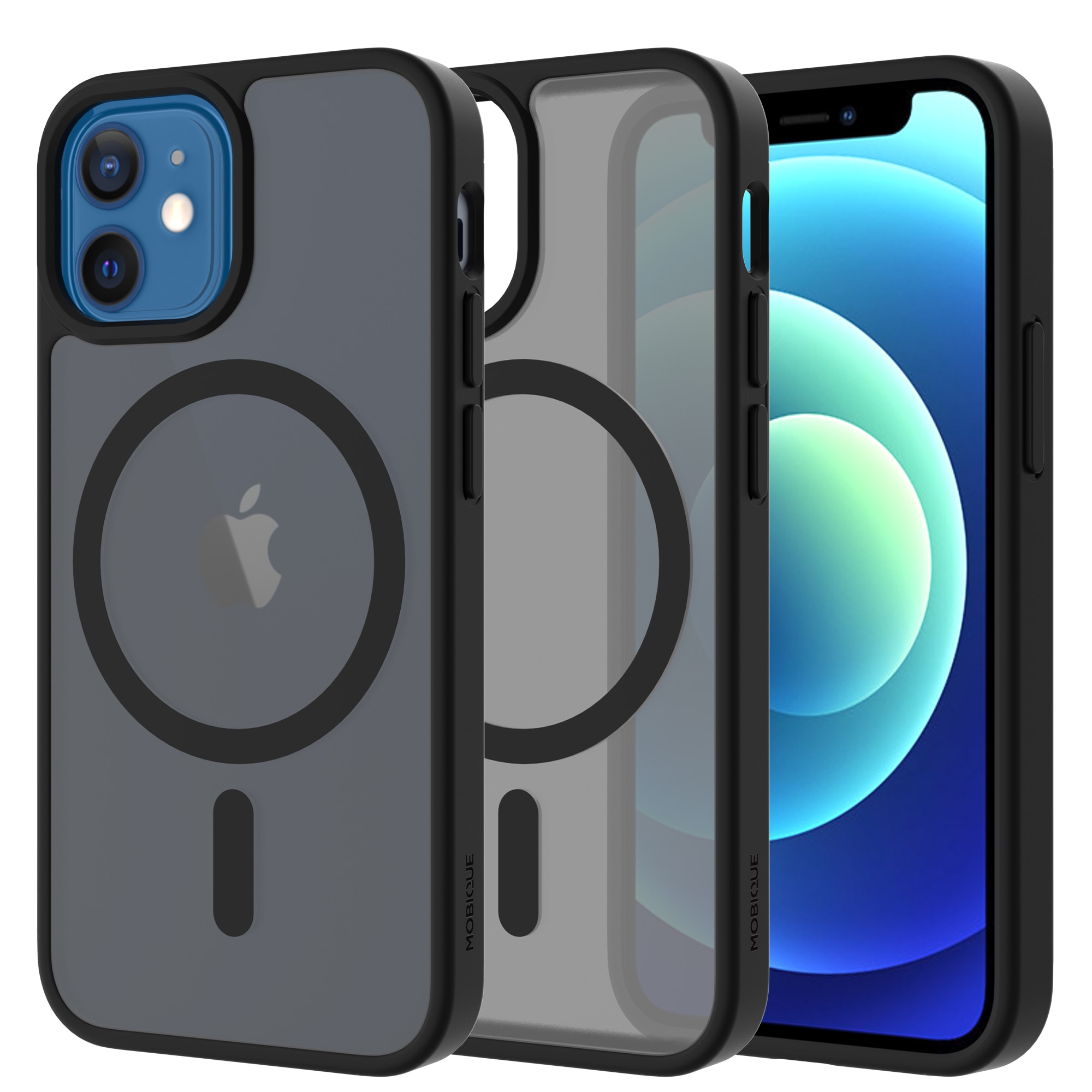Funda Magnetic Hybrid iPhone 12 Mini Frosted Black