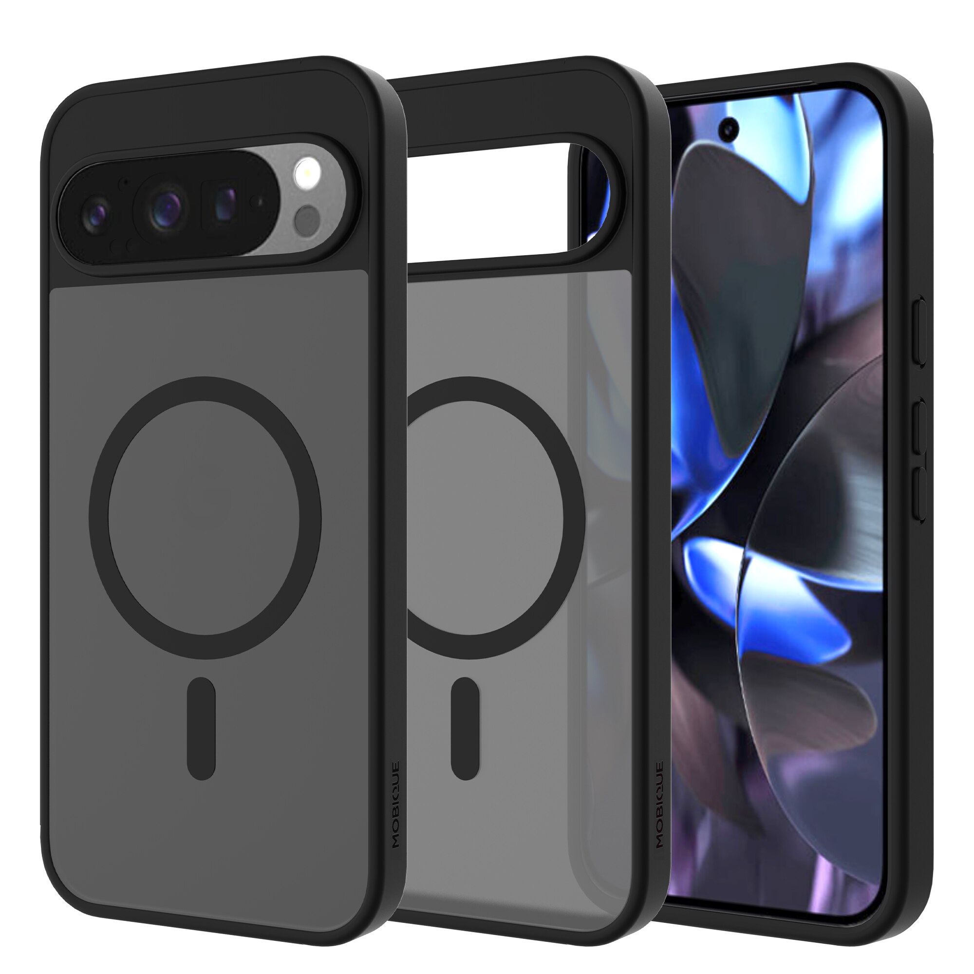Funda Magnetic Hybrid Google Pixel 9 Pro XL Frosted Black