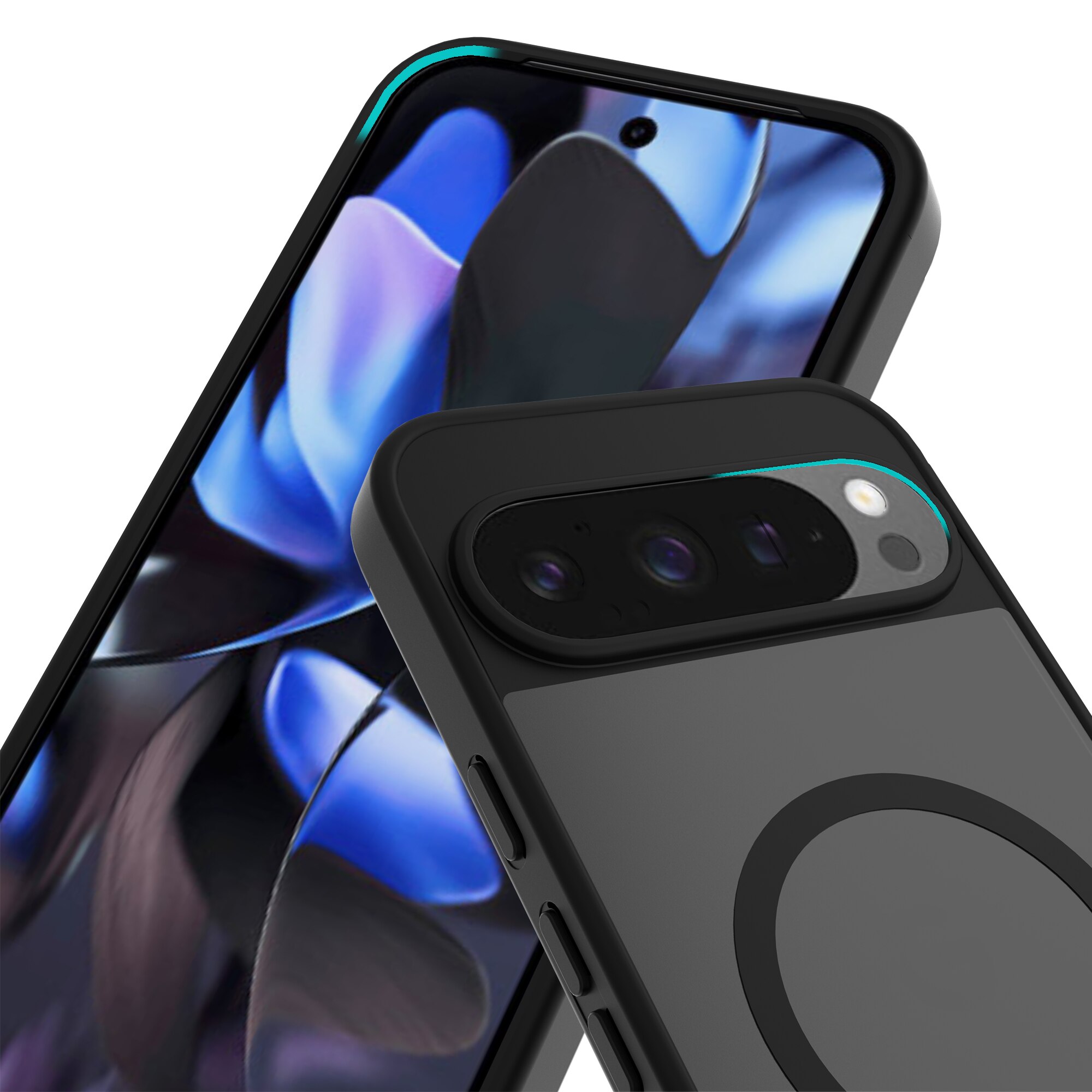 Funda Magnetic Hybrid Google Pixel 9 Pro XL Frosted Black