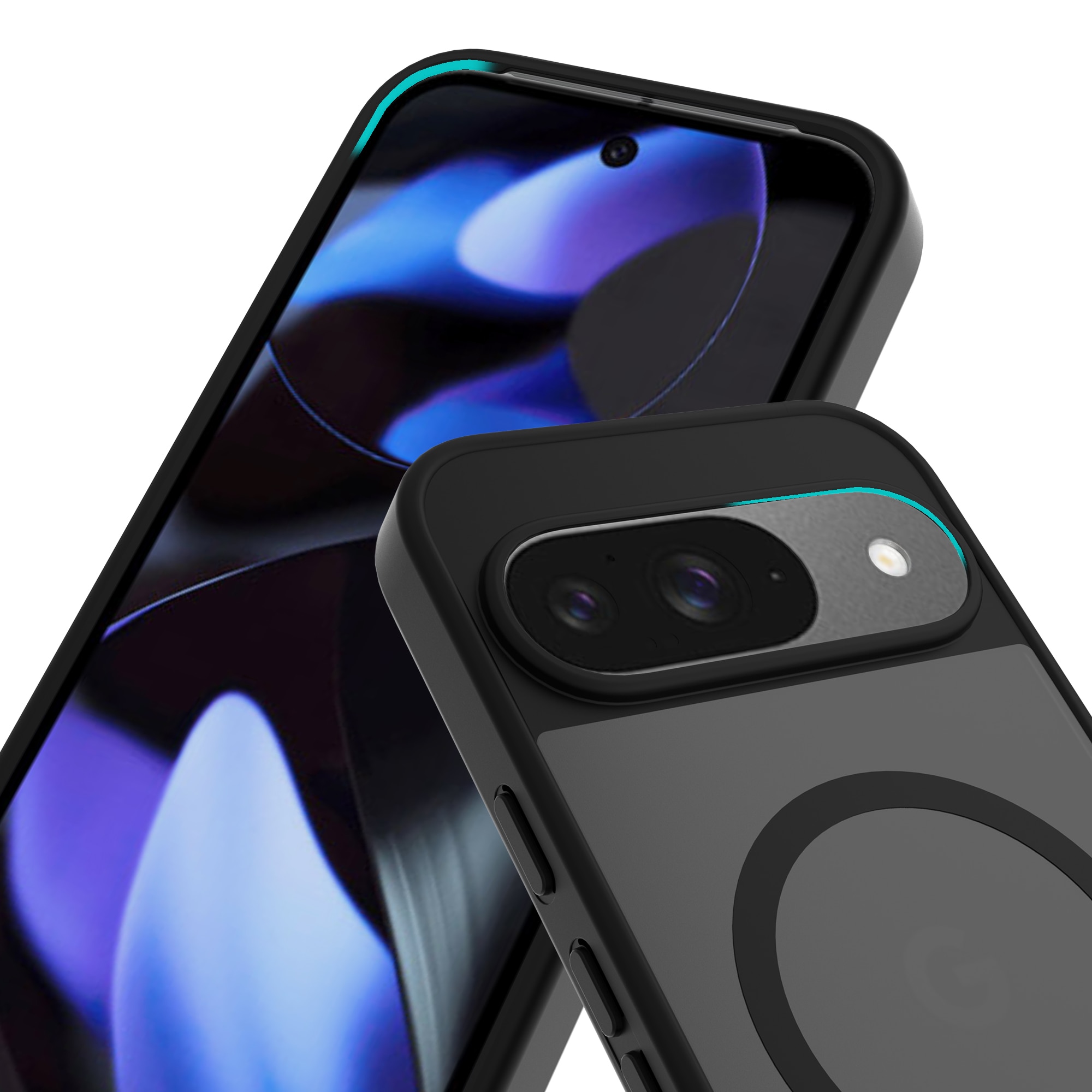 Funda Magnetic Hybrid Google Pixel 9 Pro Frosted Black