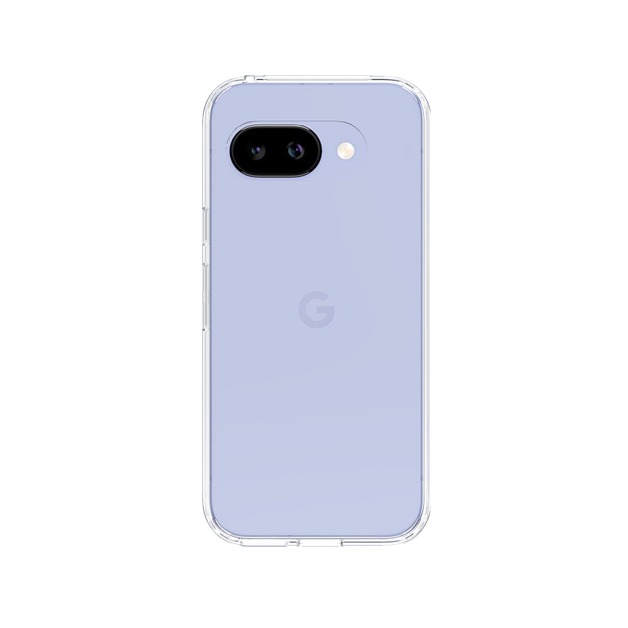Funda híbrida para Google Pixel 9a Transparente