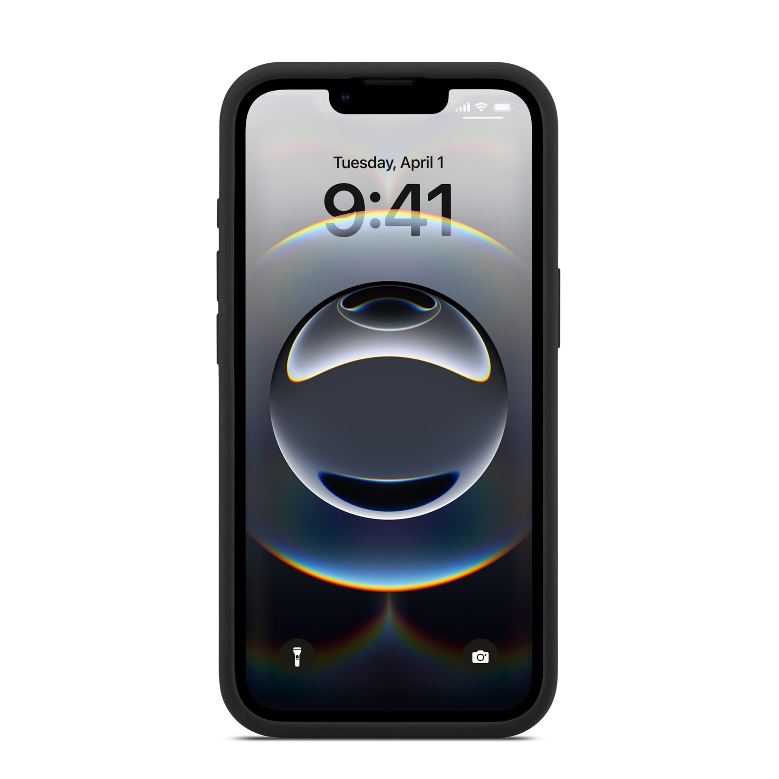 Funda de silicona Magnetic iPhone 16e Negro