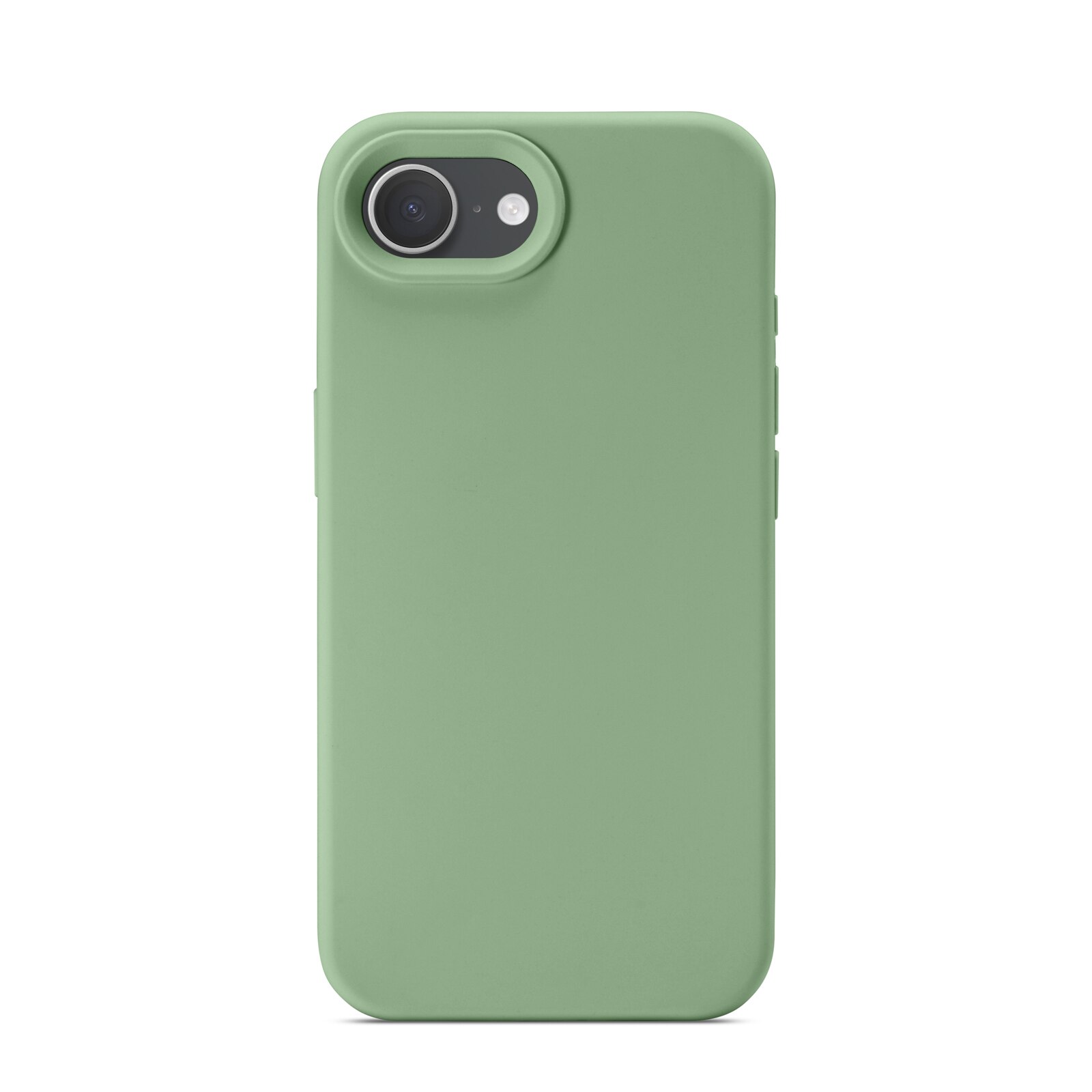 Funda de silicona Magnetic iPhone 16e Verde