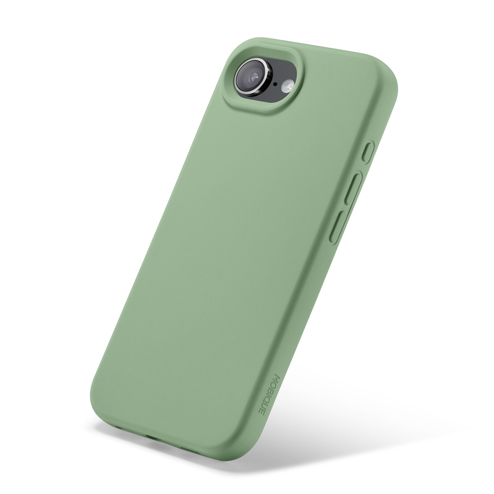 Funda de silicona Magnetic iPhone 16e Verde