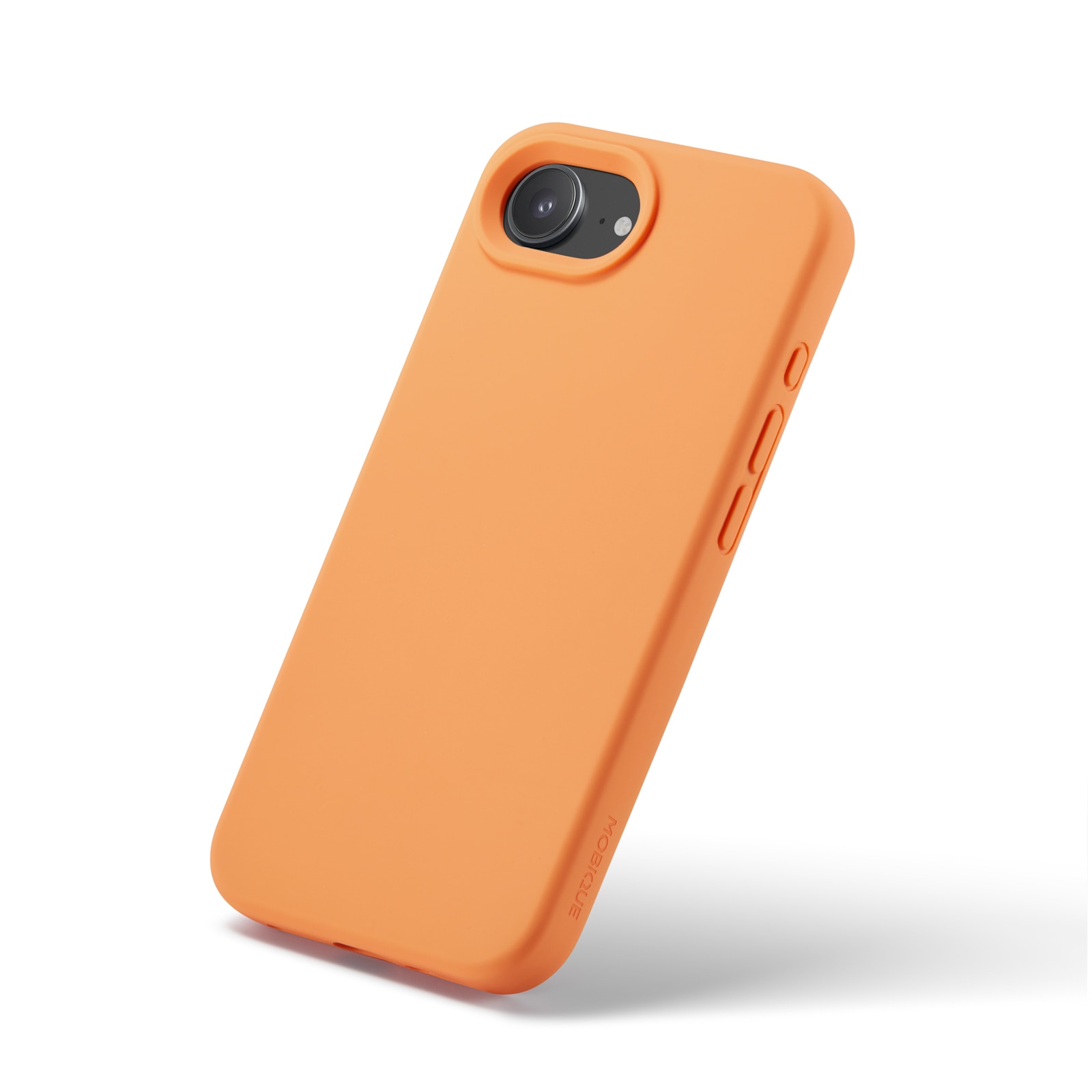 Funda de silicona Magnetic iPhone 16e Solar Orange