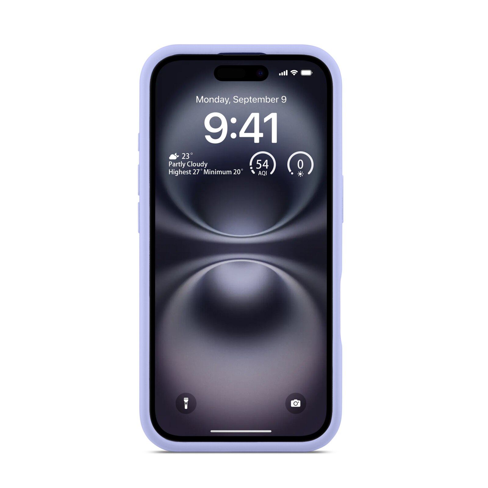 Funda de silicona Magnetic iPhone 16 Púrpura