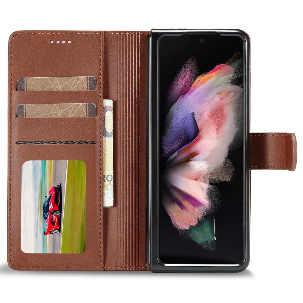 Cartera Samsung Galaxy Z Fold 4 Marrón