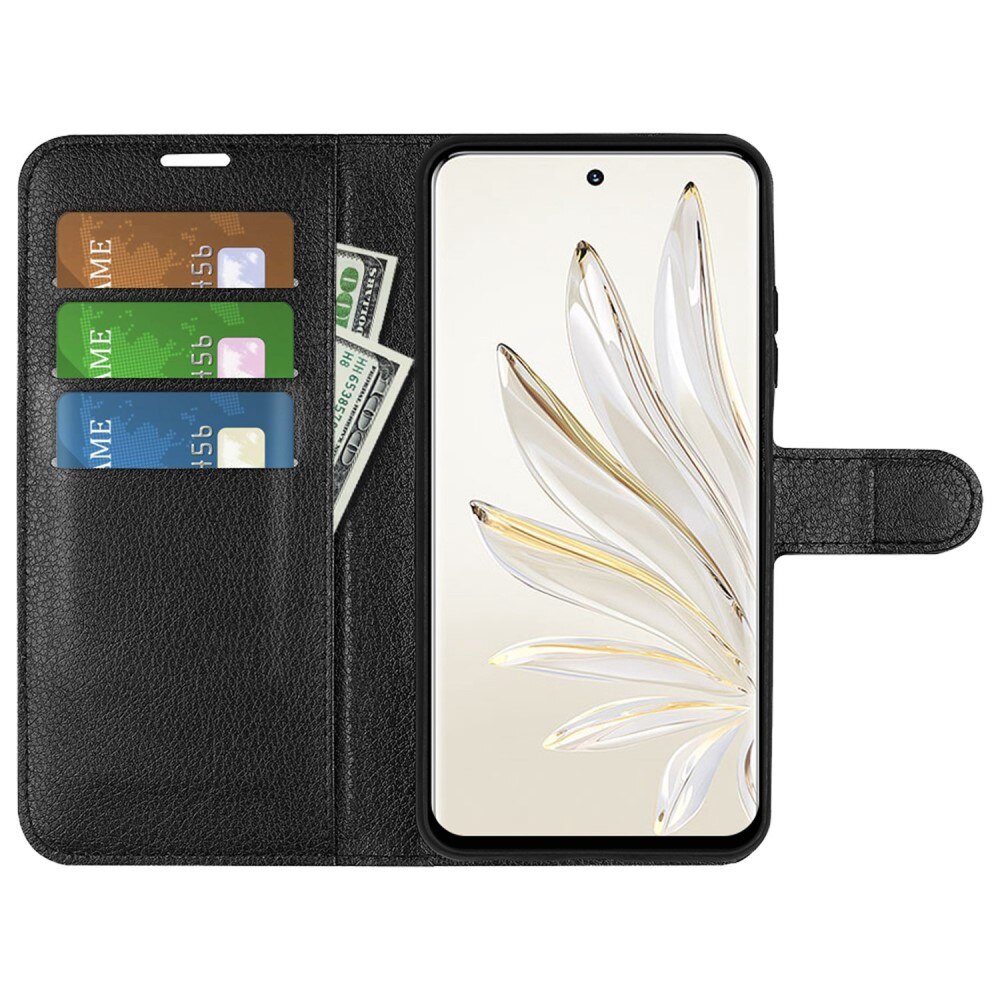 Funda cartera  Honor 70 Negro