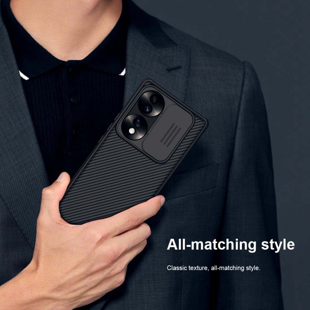 Funda CamShield  Honor 70 Negro