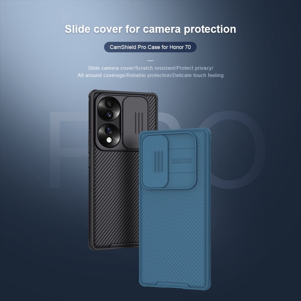 Funda CamShield  Honor 70 Negro