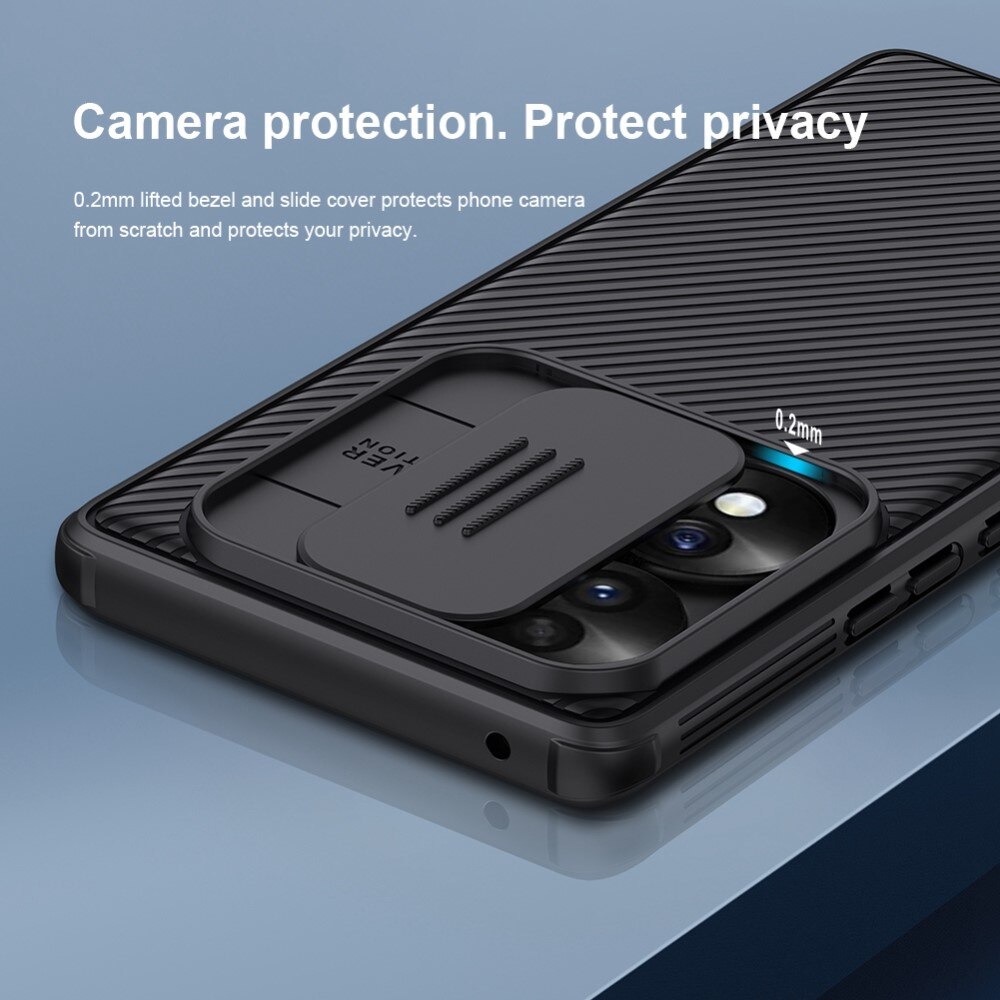 Funda CamShield  Honor 70 Negro