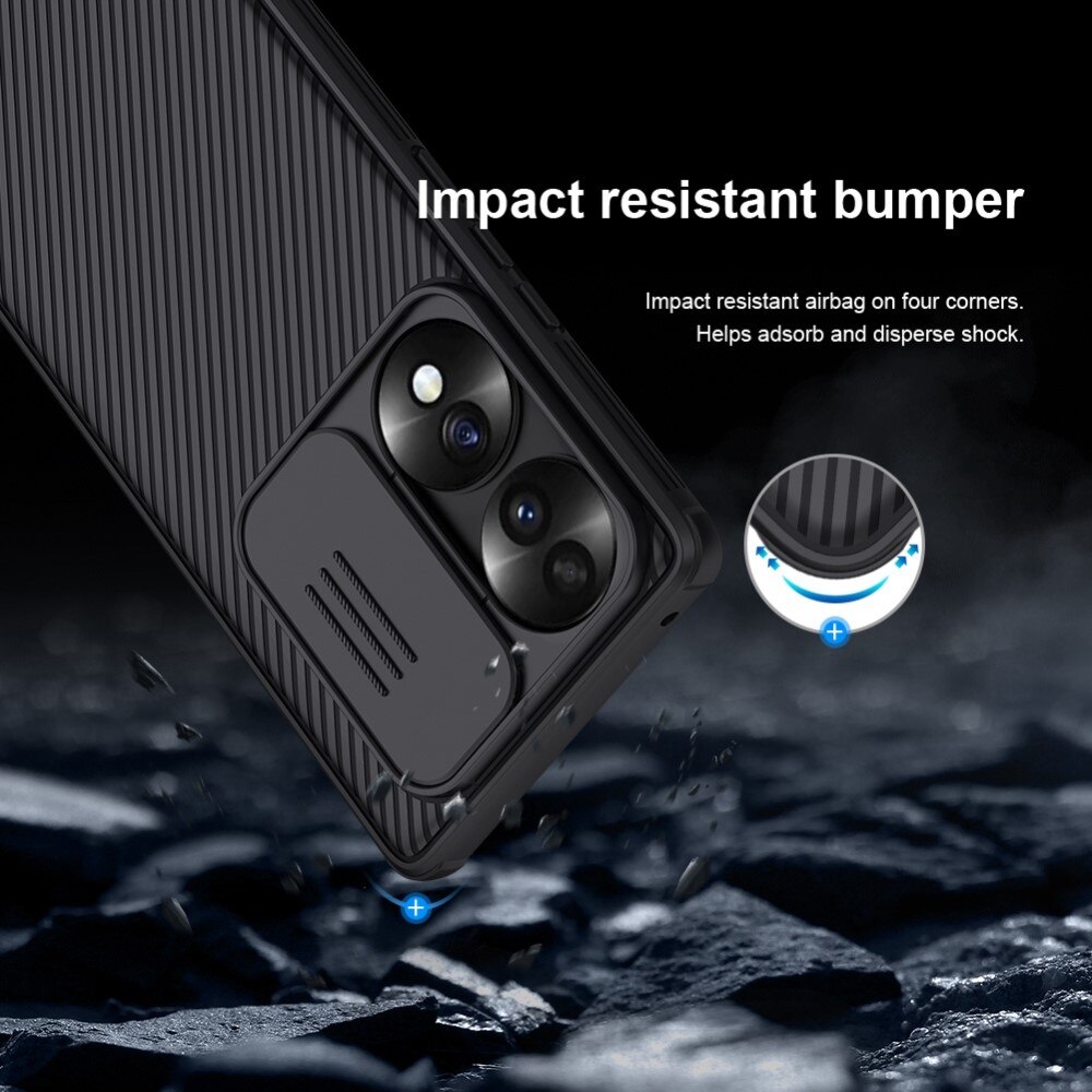 Funda CamShield  Honor 70 Negro