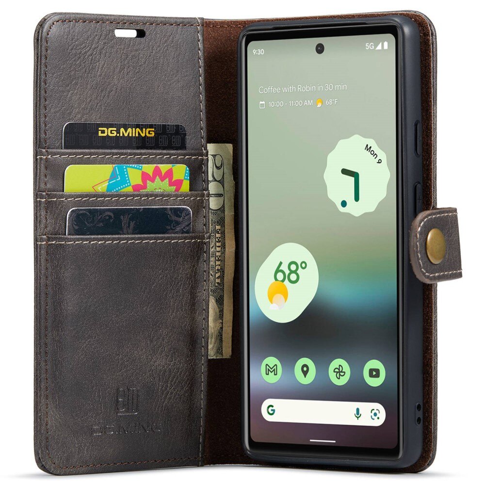 Cartera Magnet Wallet Google Pixel 6a Brown