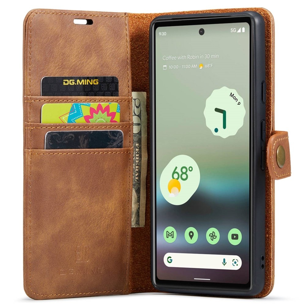 Cartera Magnet Wallet Google Pixel 6a Coñac