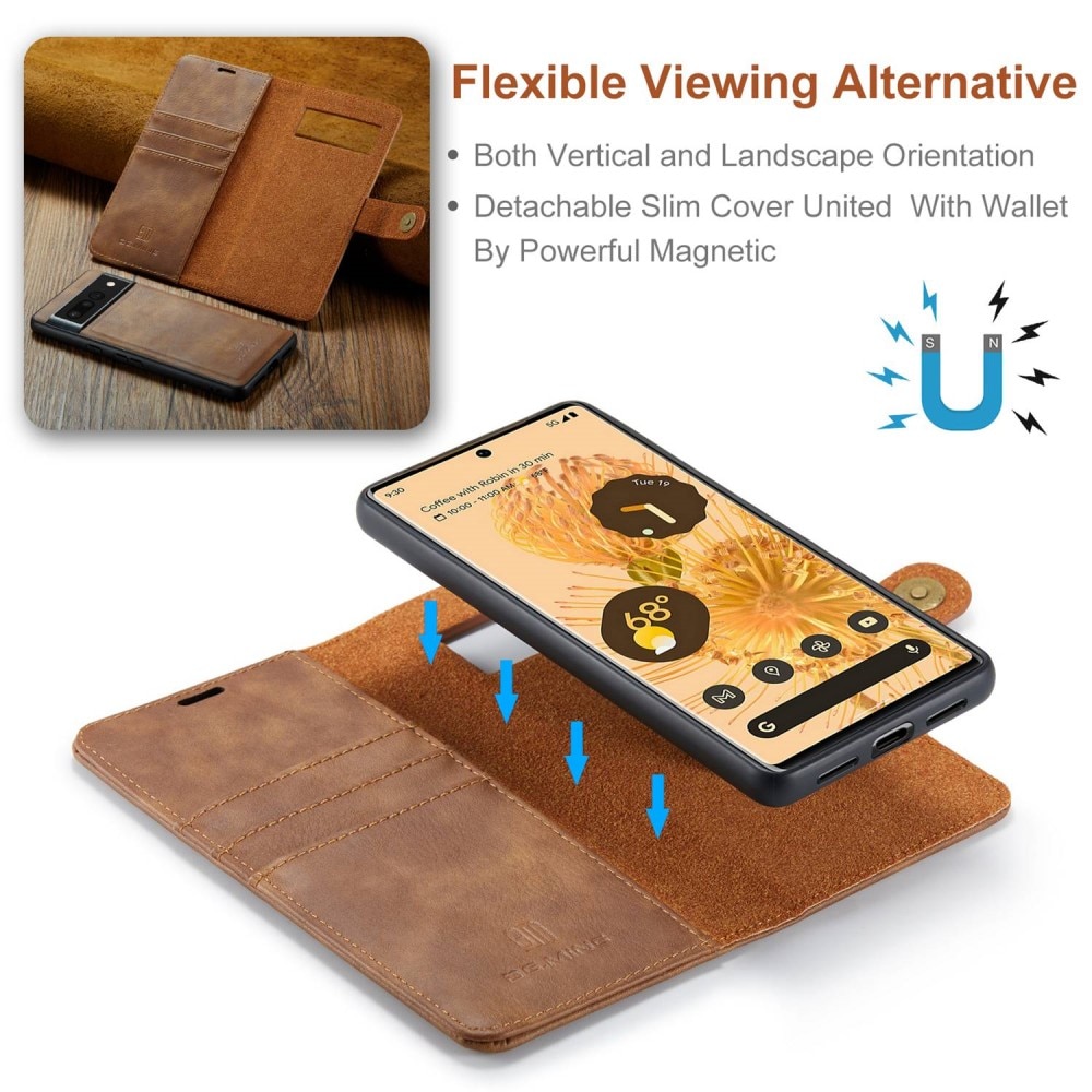 Cartera Magnet Wallet Google Pixel 7 Pro Cognac