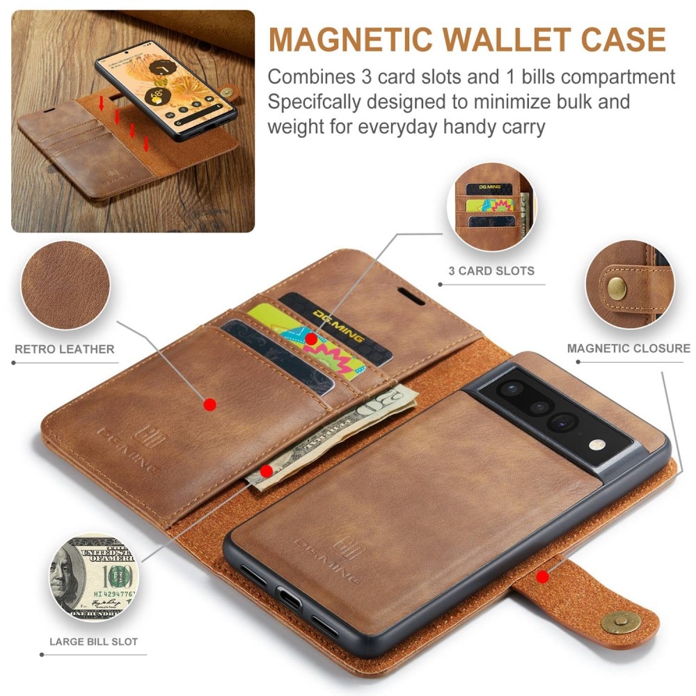 Cartera Magnet Wallet Google Pixel 7 Pro Coñac
