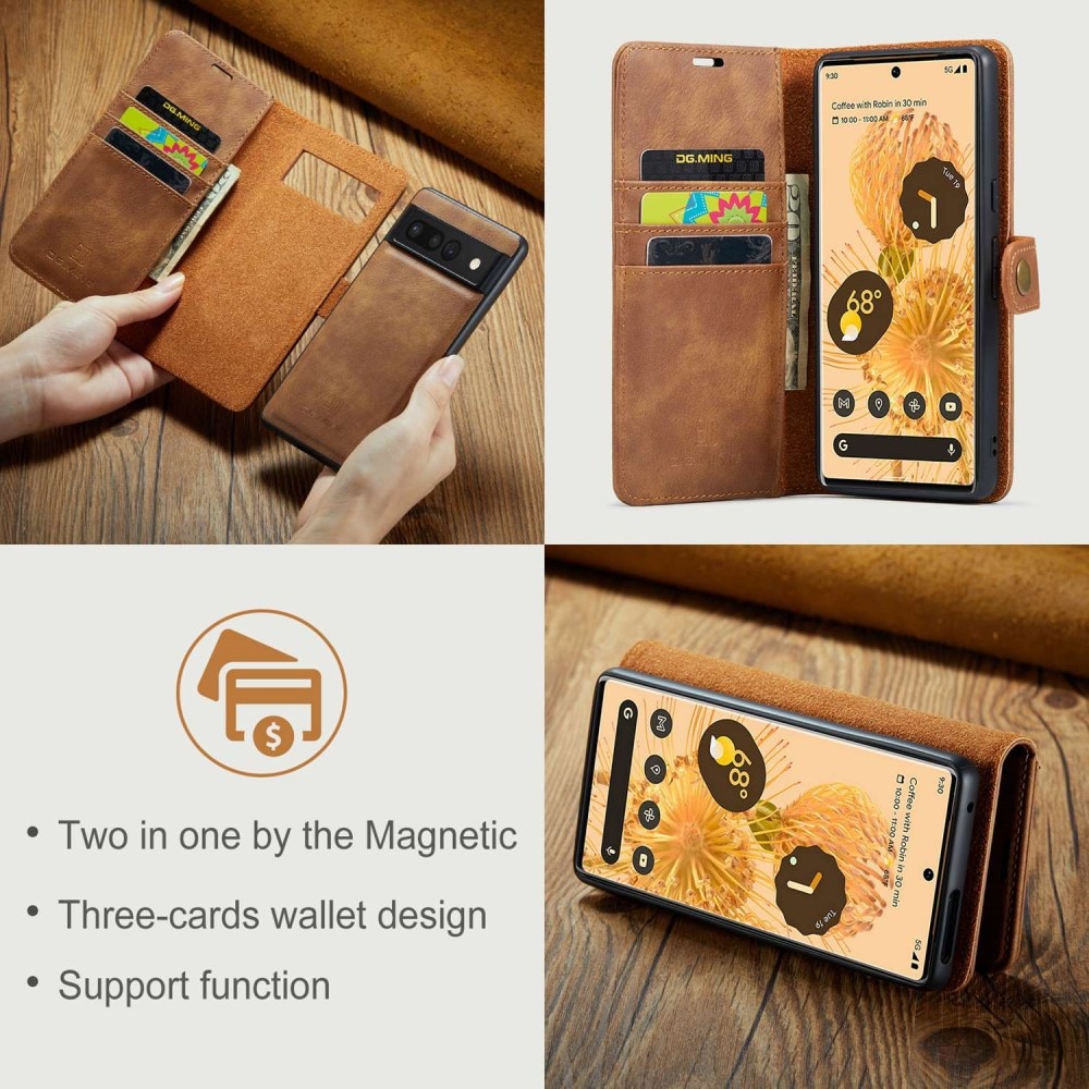 Cartera Magnet Wallet Google Pixel 7 Pro Coñac