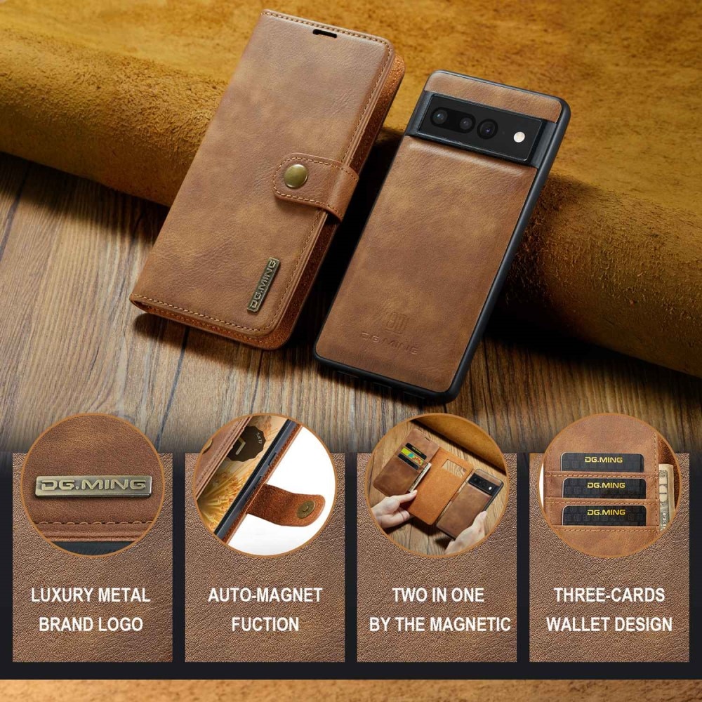 Cartera Magnet Wallet Google Pixel 7 Pro Cognac