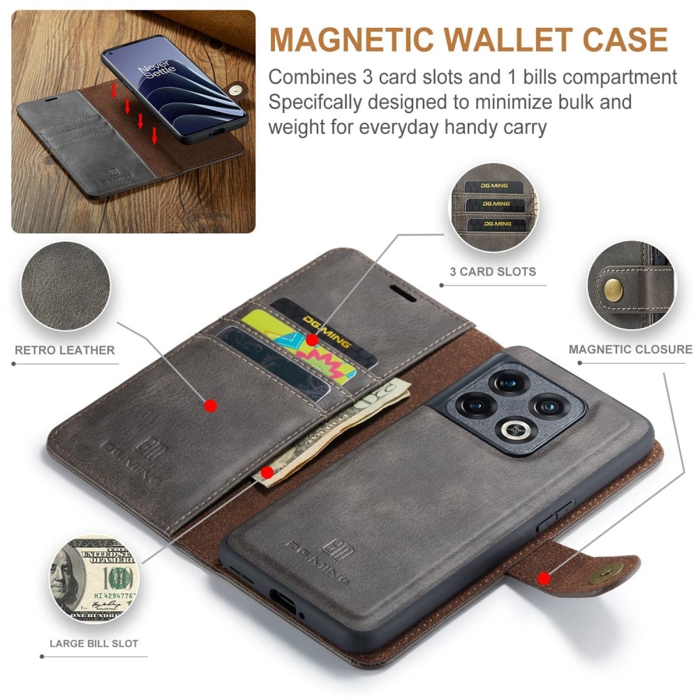 Cartera Magnet Wallet  OnePlus 10 Pro Brown