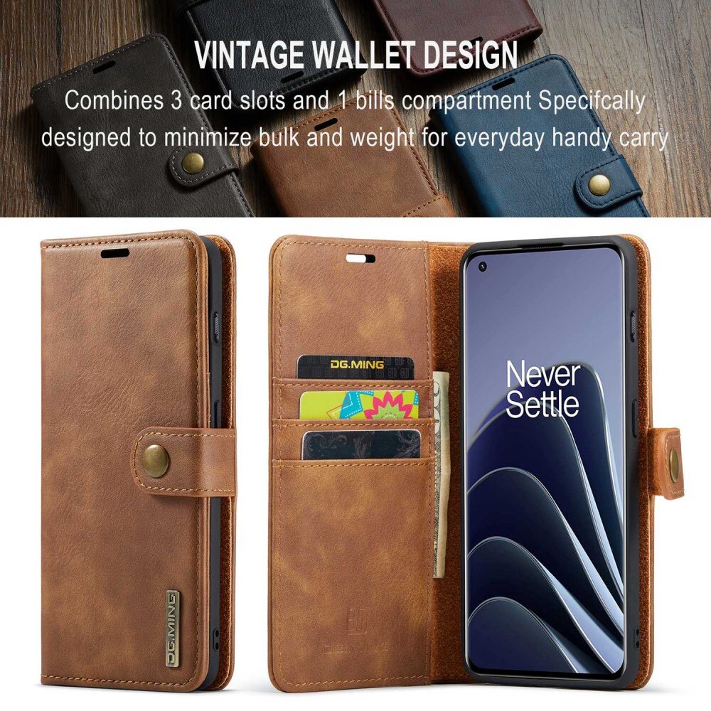 Cartera Magnet Wallet OnePlus 10 Pro Coñac