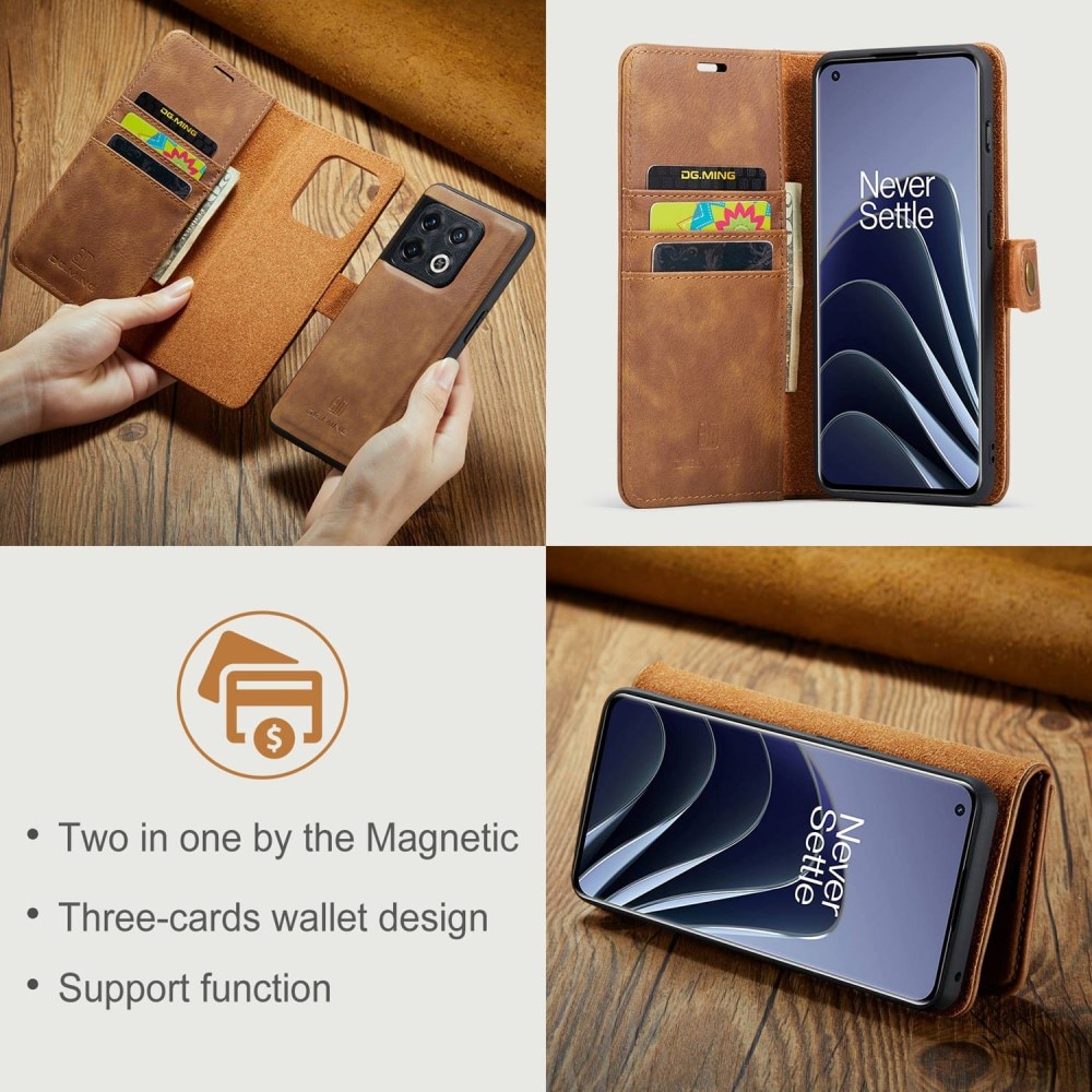 Cartera Magnet Wallet OnePlus 10 Pro Coñac