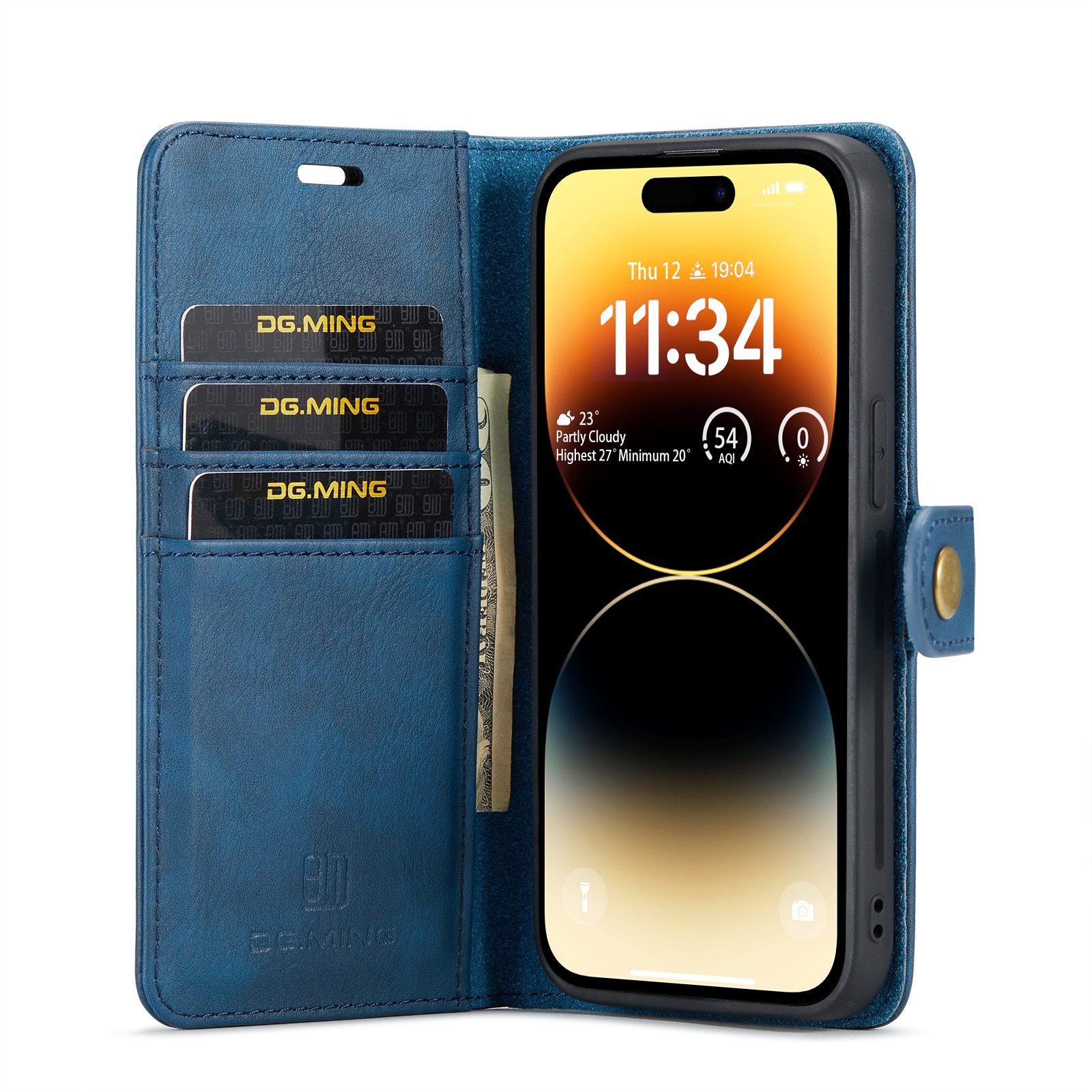 Cartera Magnet Wallet iPhone 14 Pro Blue