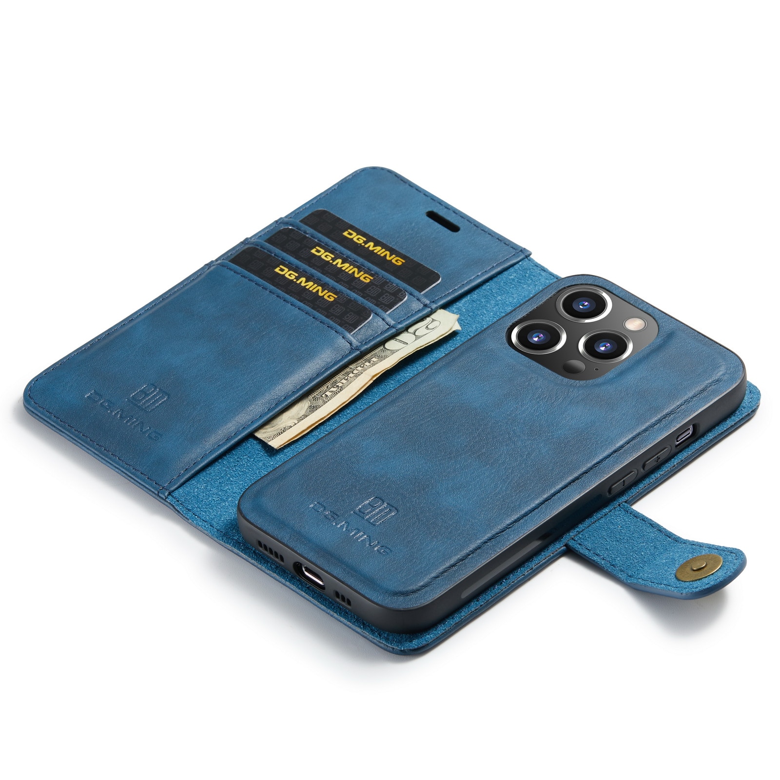 Cartera Magnet Wallet iPhone 14 Pro Blue