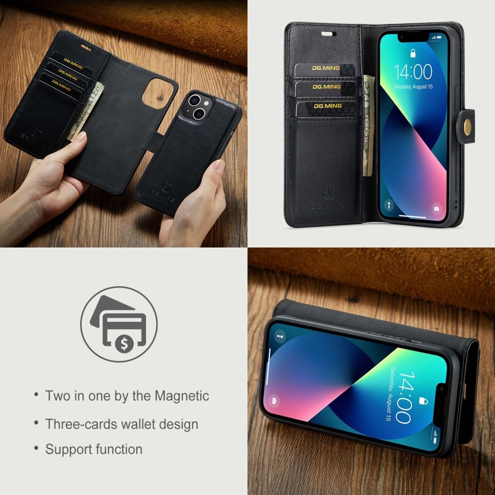 Cartera Magnet Wallet iPhone 14 Plus Black