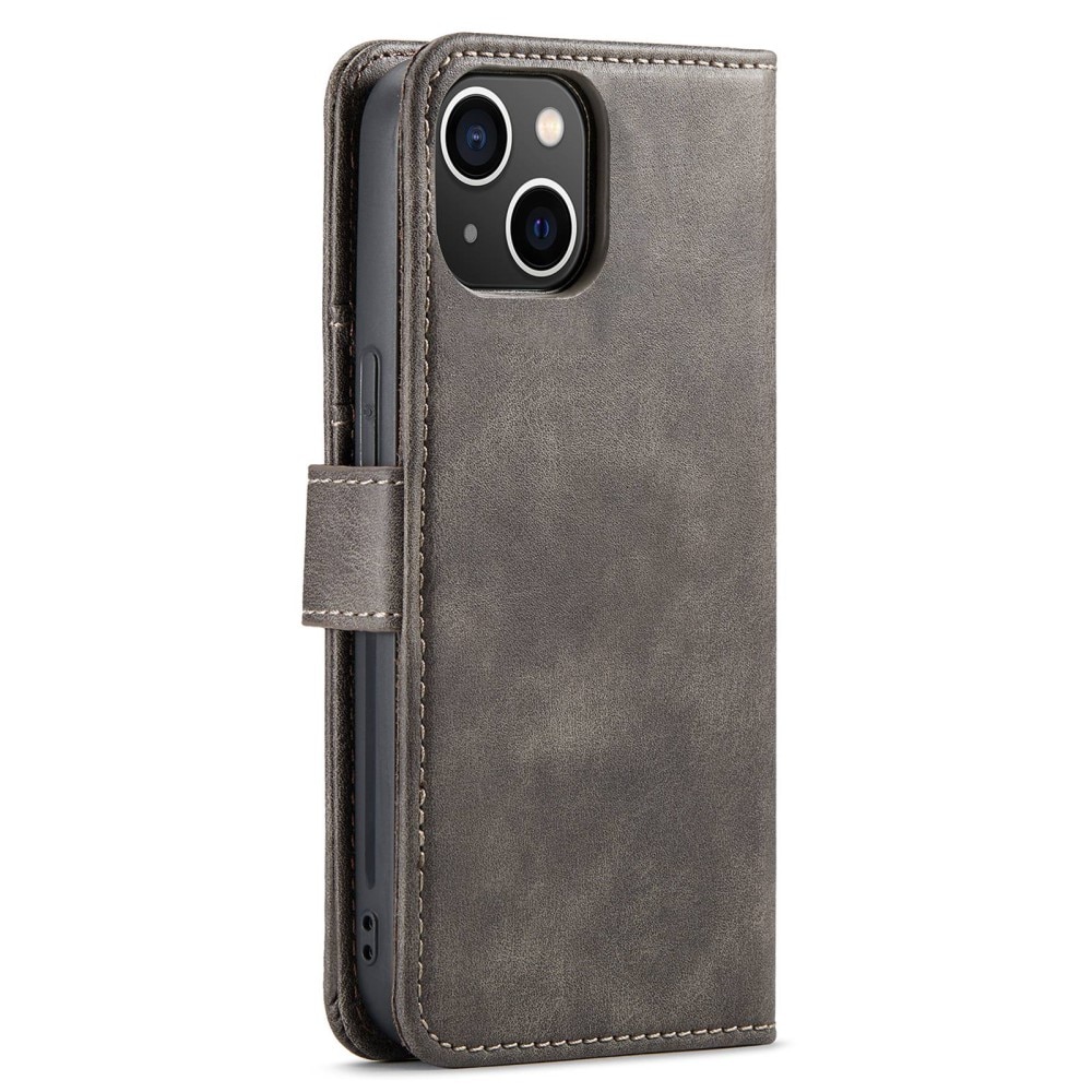 Cartera Magnet Wallet iPhone 14 Brown