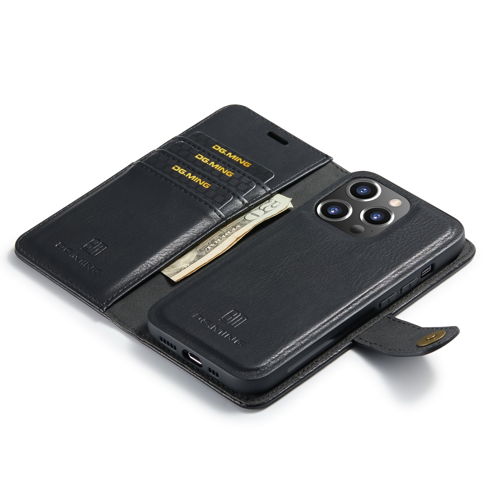 Cartera Magnet Wallet iPhone 15 Pro Max Black