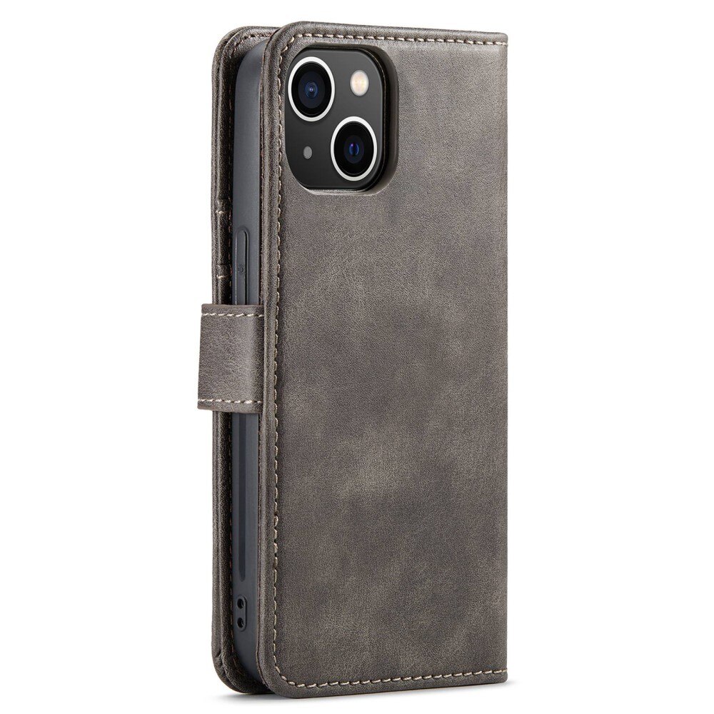 Cartera Magnet Wallet iPhone 14 Plus Brown