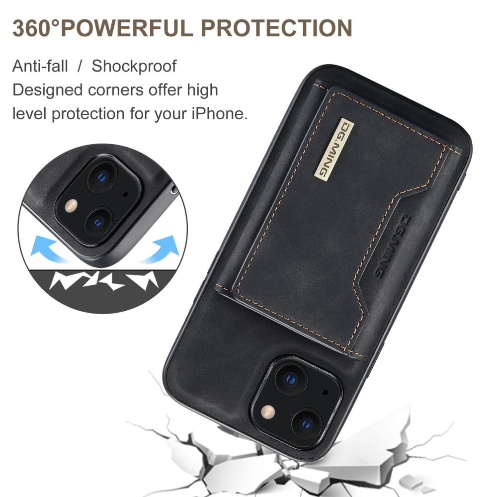 Funda Magnetic Card Slot iPhone 15 Black