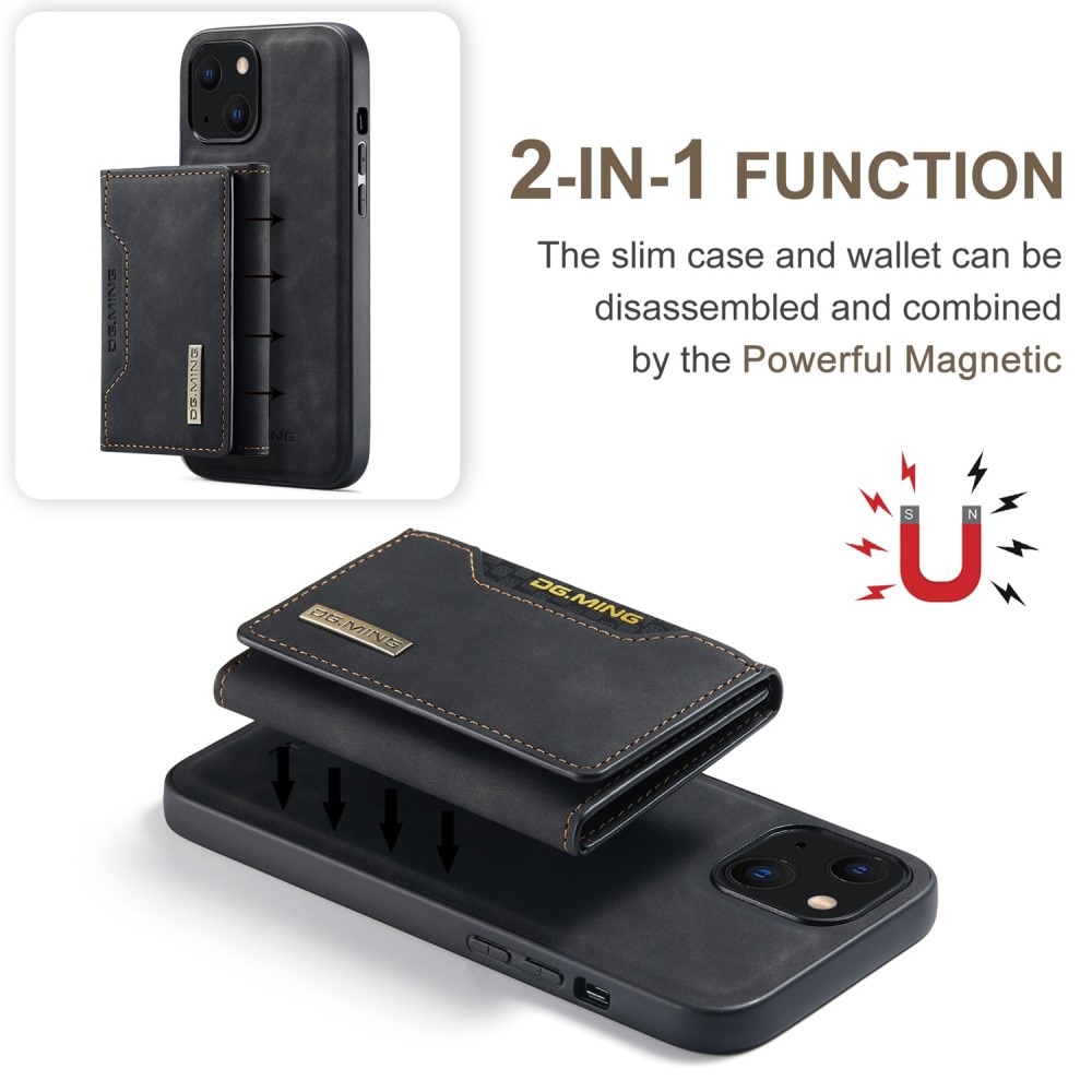 Funda Magnetic Card Slot iPhone 15 Black