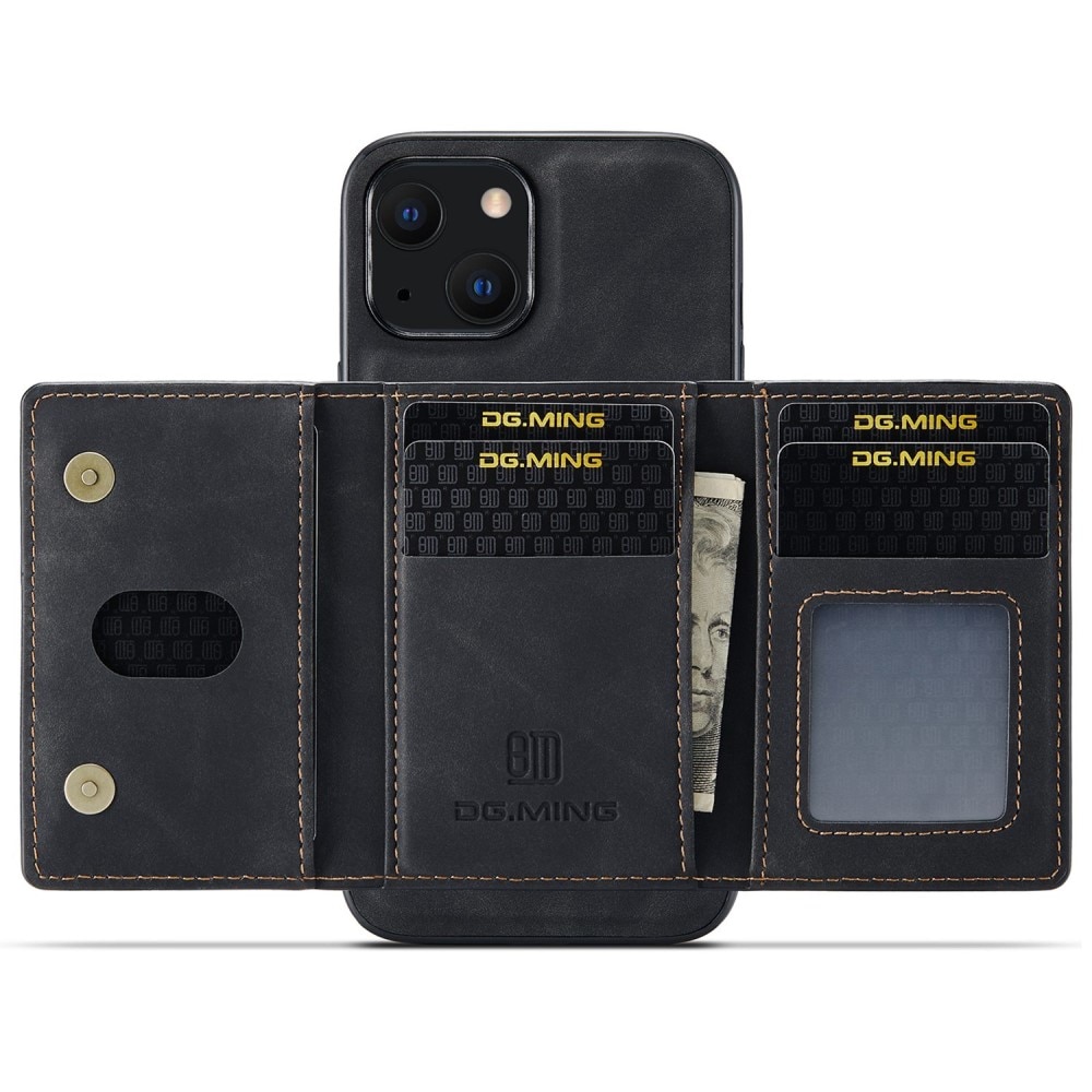 Funda Magnetic Card Slot iPhone 15 Plus Black