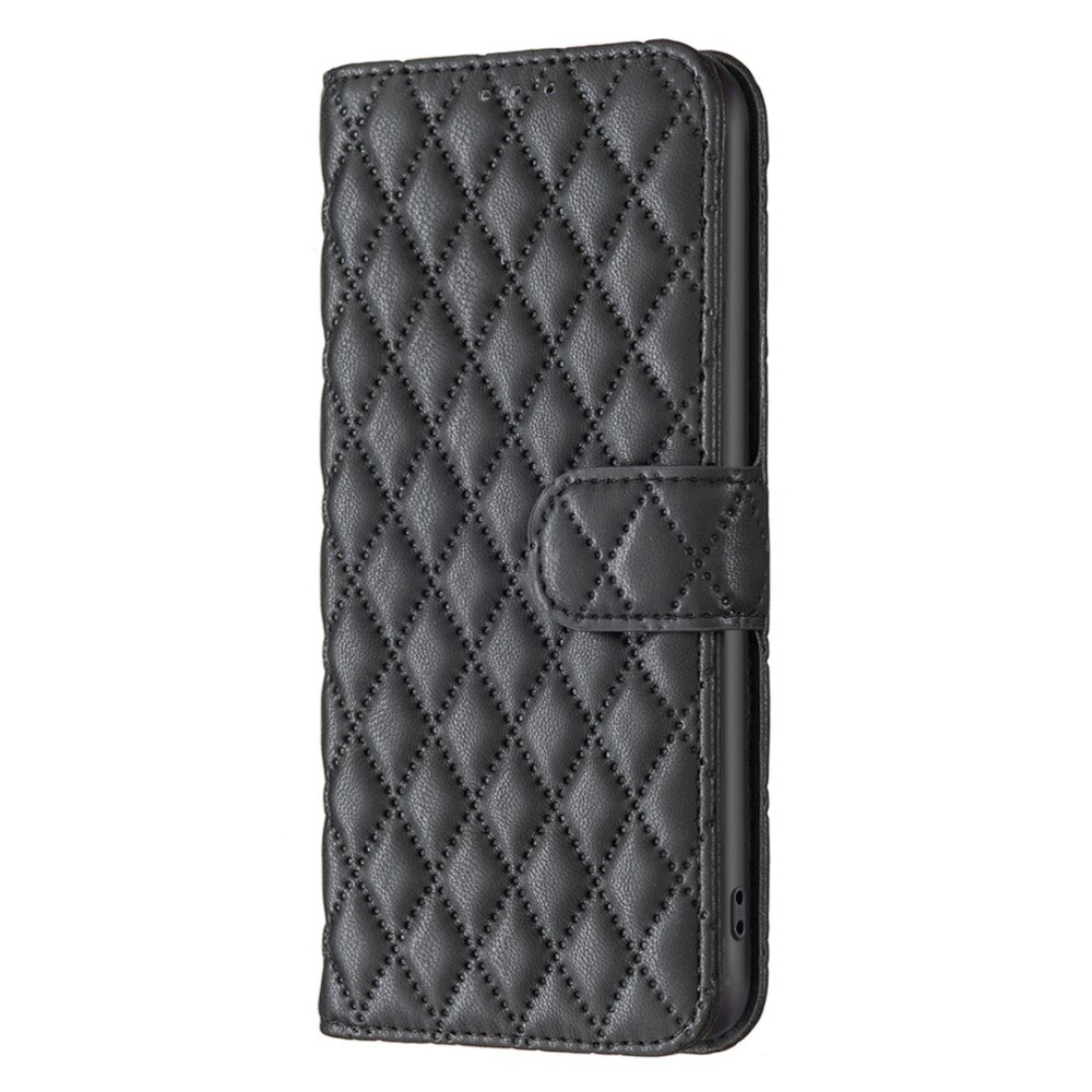 Funda acolchada con solapa iPhone 14 Negro