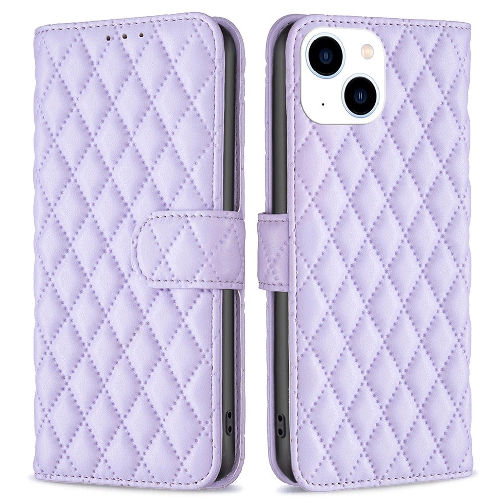 Funda acolchada con solapa iPhone 14 Violeta