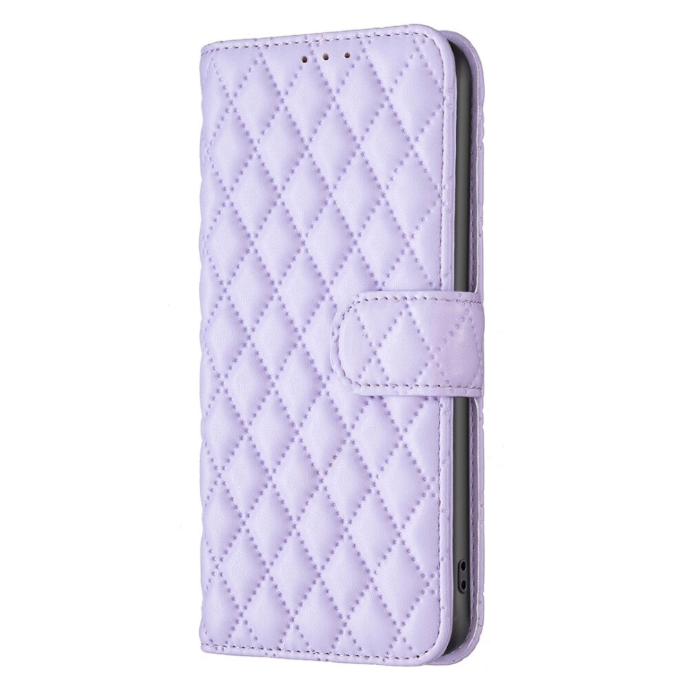 Funda acolchada con solapa iPhone 14 Violeta