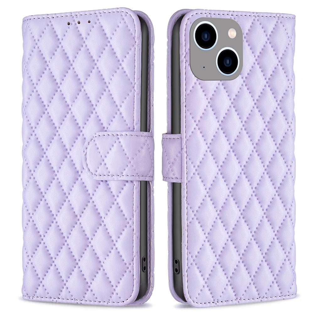 Funda acolchada con solapa iPhone 14 Plus Violeta