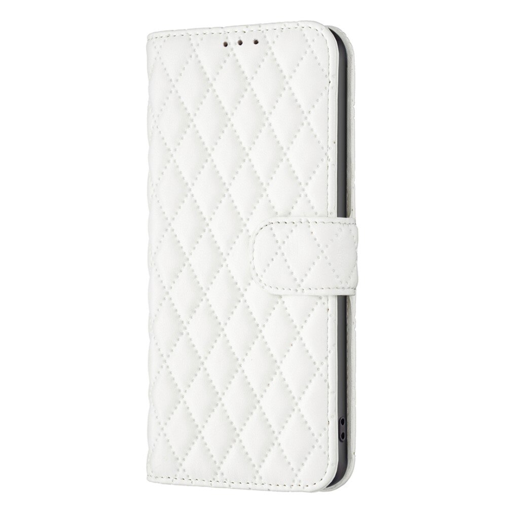 Funda acolchada con solapa iPhone 14 Pro Blanco