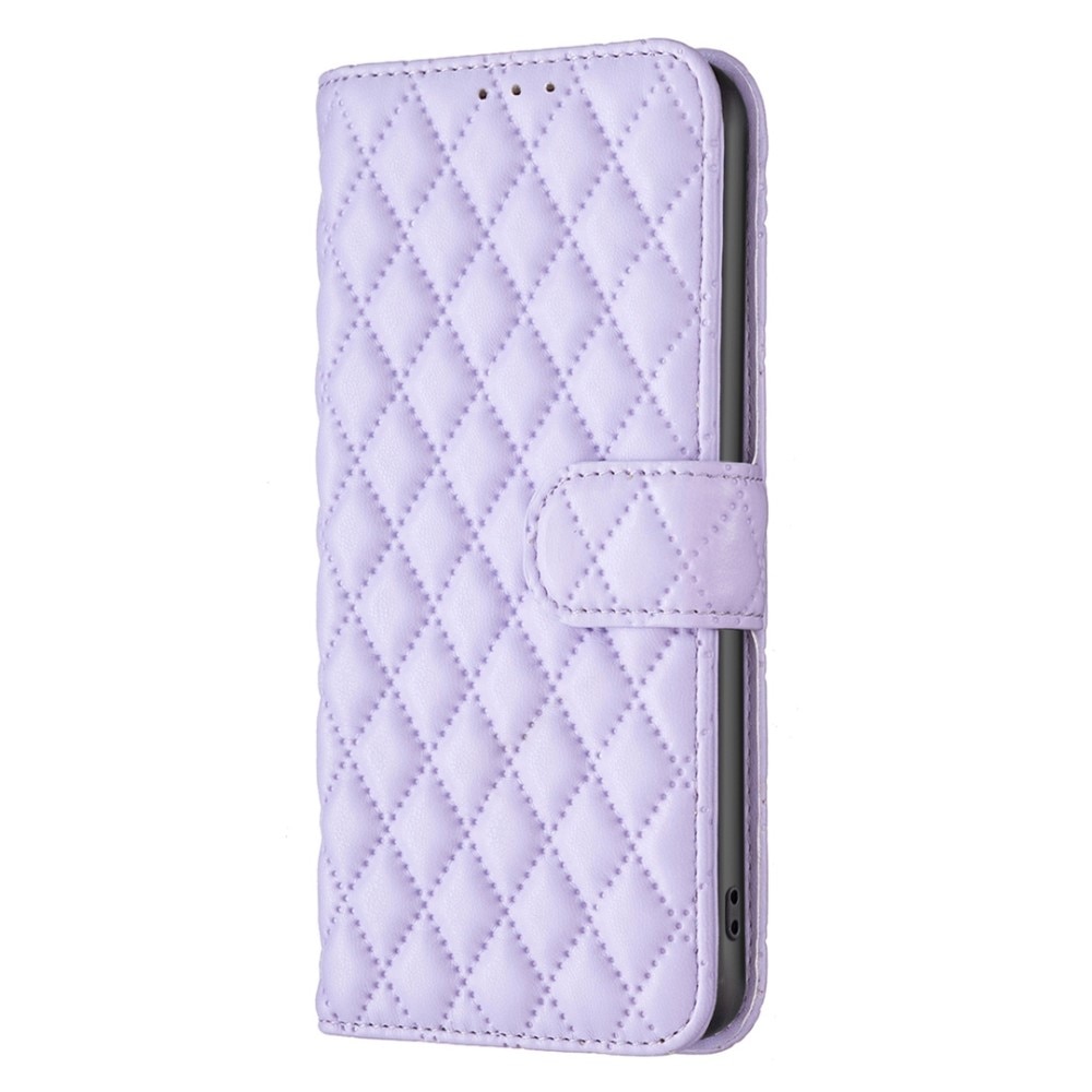 Funda acolchada con solapa iPhone 14 Pro Violeta