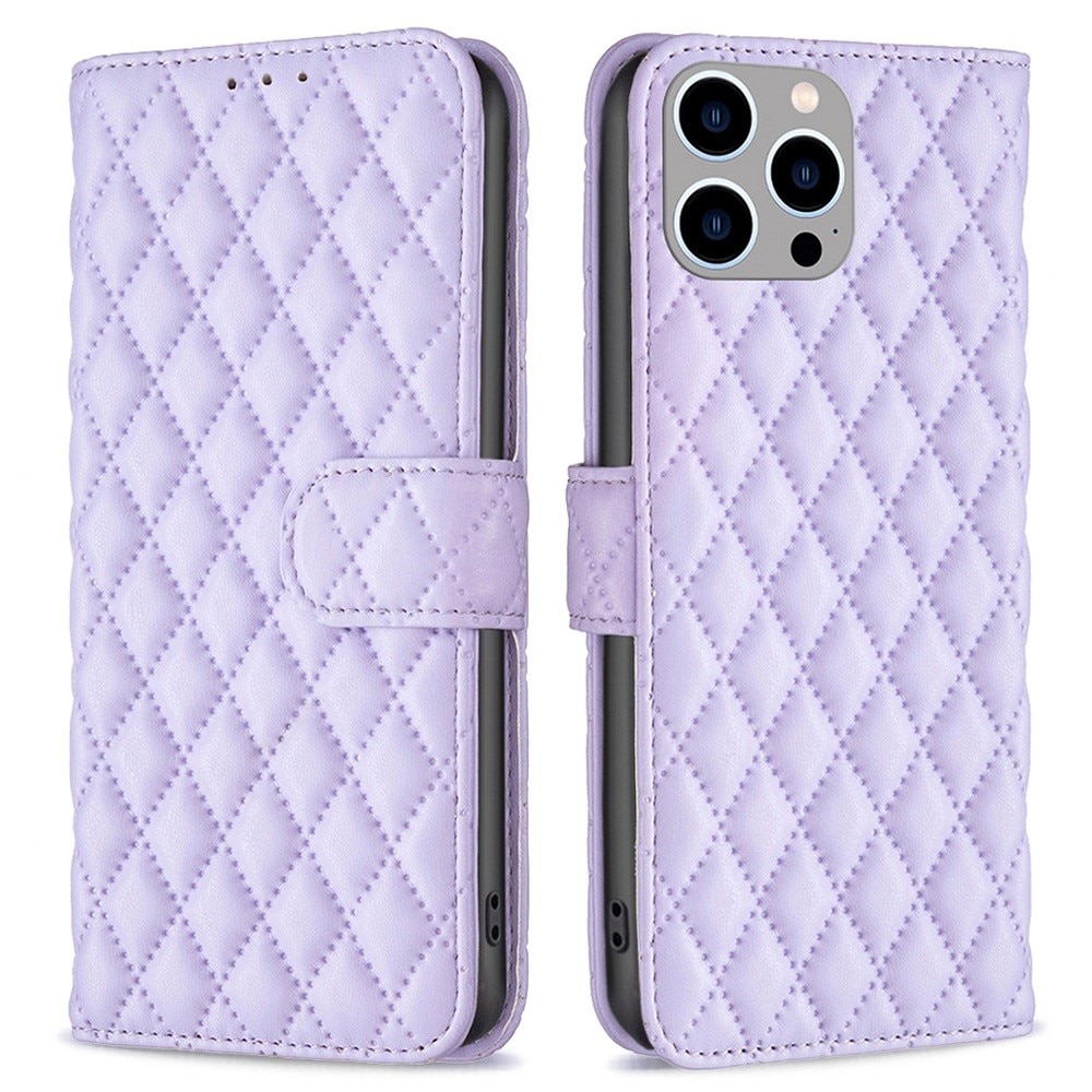 Funda acolchada con solapa iPhone 14 Pro Max Violeta