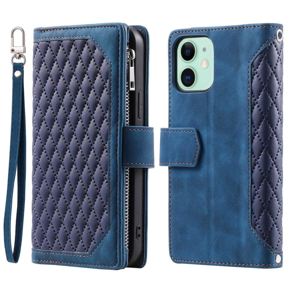 Funda acolchada tipo billetera iPhone 11 Azul