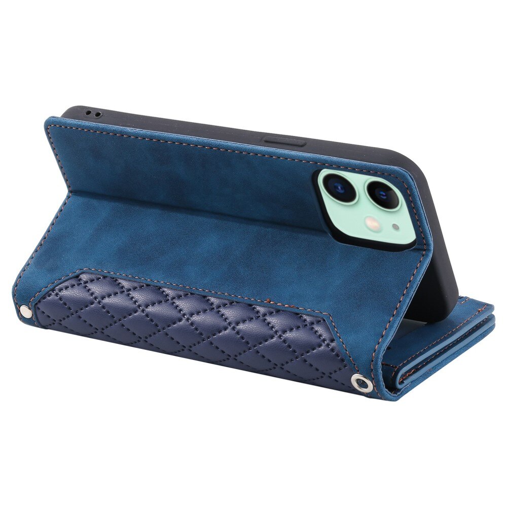 Funda acolchada tipo billetera iPhone 11 Azul