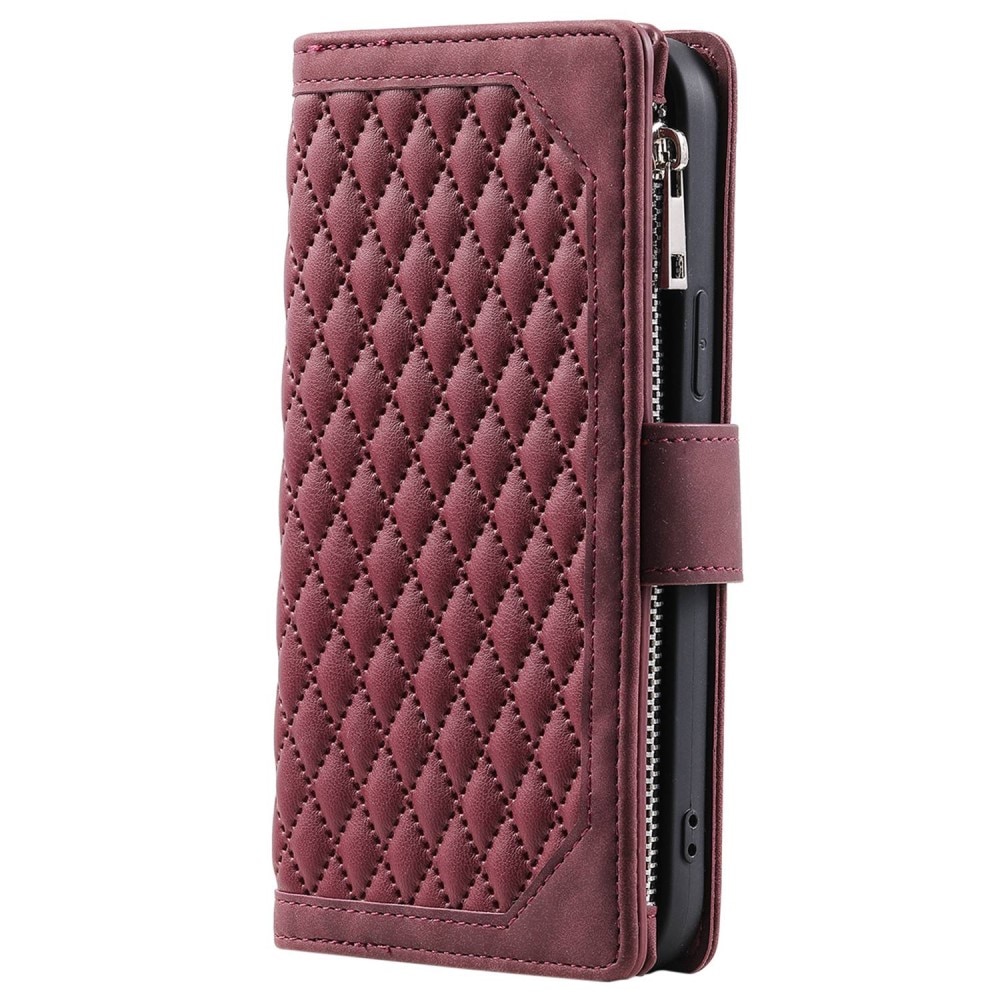 Funda acolchada tipo billetera iPhone 11 Rojo