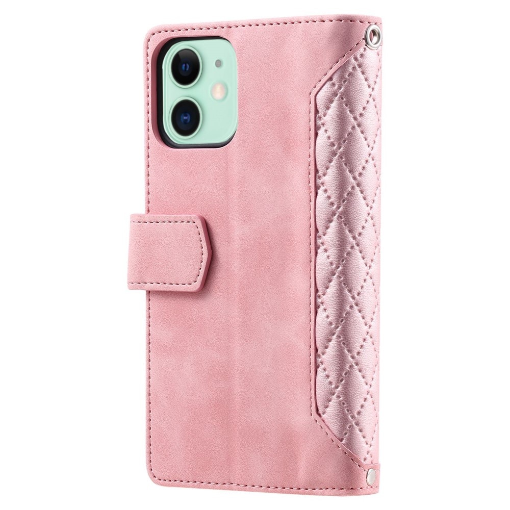 Funda acolchada tipo billetera iPhone 11 Rosa